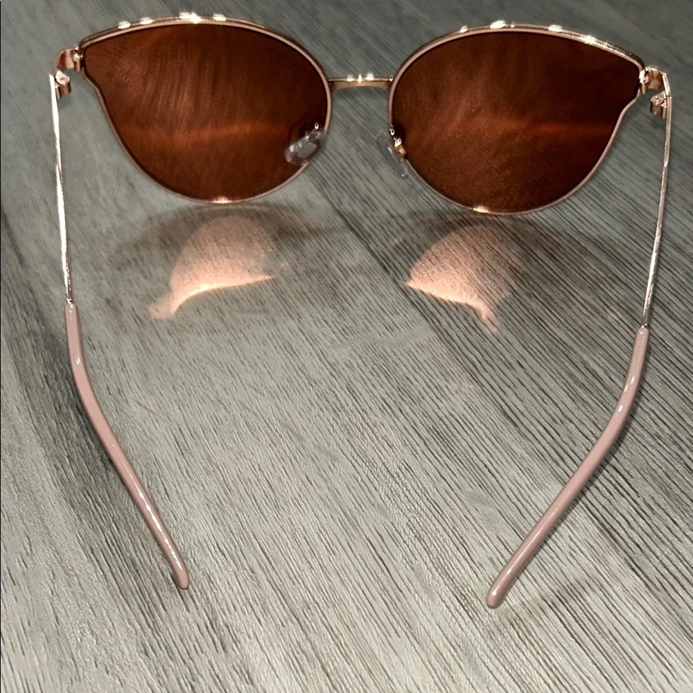 Rose Gold Sunglasses 100% UV Protection